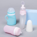 Silicone Baby Feeder Manufacturer - Squeeze Bottle with Spoon