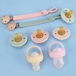 Baby Dummy Clip Manufacturer - Crocheted Pacifier Chain Clip