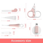 Baby Brush Set Factory - 6 in 1 Grooming Kit Manicure Brush