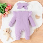 Baby Pouterwear Factory - Solid Color Pit Strip Girl's Wear