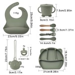 Children's Dinnerware Set Factory - 10pcs Food Grade Silicone