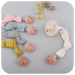 Pacifier Chain Factory - Beech Quilted Cotton Hemp Ribbon