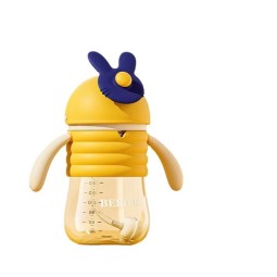 Infant Learning Cup Factory - Cartoon Rabbit Anti Spray Straw