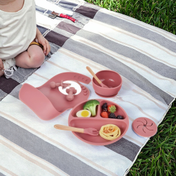 Baby Tableware Set Factory - Wholesale Weaning Silicone Bib