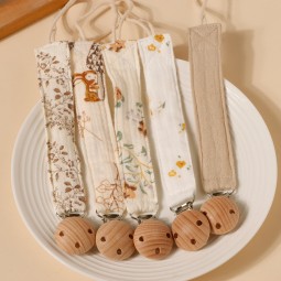 Pacifier Clip Factory - Wholesale Custom Cotton Wooden Clip