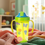 Baby Trainer Cup Factory - OEM BPA Free 300ml No Spill Grip