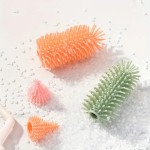 Bottle Cleaning Brush Factory - Silicone Three Color Long Handle