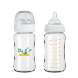 Baby Feeding Bottle Factory - BPA Free Borosilicate Glass 4oz