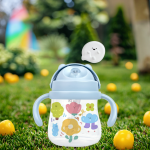 Baby Training Cup Factory - OEM BPA Free PP Flower Silicone
