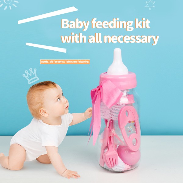 Baby Bottle Set Factory - 19PCS BPA Free Cartoon Gift Box