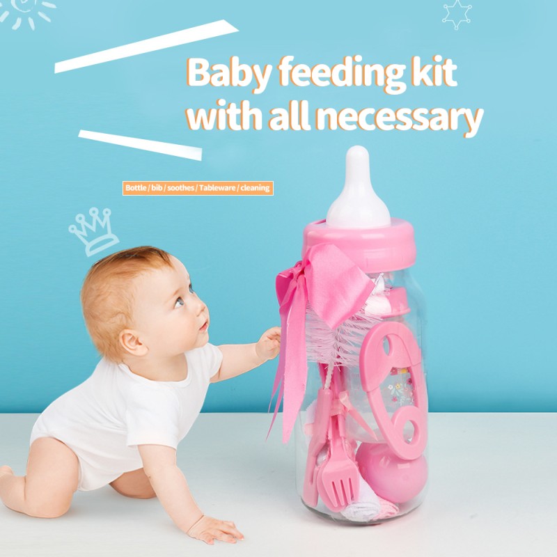 Baby Bottle Set Factory - 19PCS BPA Free Cartoon Gift Box