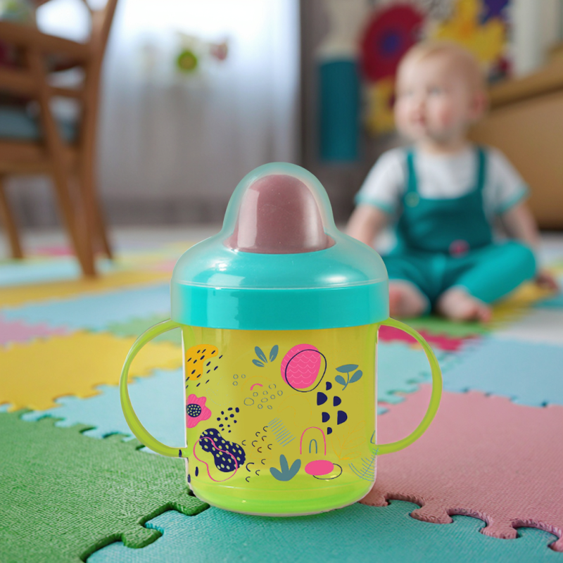 Baby Training Cup Factory - OEM BPA Free 200ml Double Handle