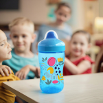 Baby Training Cup Factory - OEM BPA Free 350ml PP Leakproof
