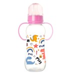 Baby Feeding Bottle Factory - BPA Free 250ml Pink Dinosaur