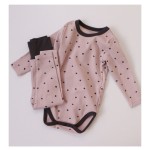 Baby Girl Clothes Set Factory - 2PCS Dot Print Long Sleeve