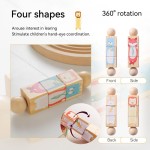 Baby Wooden Toy Factory - Multifunctional Rotary Rattle