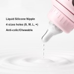 Glass Baby Bottle Factory - 120ml Monochrome Handle with Cover