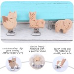 Pacifier Clips Factory - Custom Natural Beech Wooden Teething