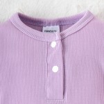 Baby Pouterwear Factory - Solid Color Pit Strip Girl's Wear