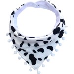 Baby Towel Factory - Printed Coral Fleece Triangle Bib