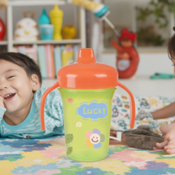 Baby Training Cup Factory - OEM BPA Free 350ml PP Leakproof