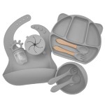 Children's Dinnerware Set Factory - 10pcs Food Grade Silicone