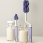 Pacifier Cleaning Brush Factory - 3 in 1 360 Degree Silicone