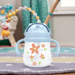 Baby Training Cup Factory - OEM BPA Free PP Flower Silicone