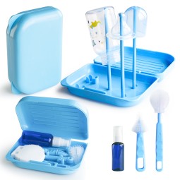 Drying Rack Kit Factory - 6 in 1 Foldable with Silicone Brush