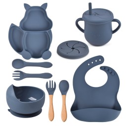 Baby Feeding Set Factory - OEM Service Squirrel Shaped