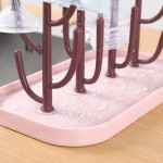 Bottle Holder Factory - Creative Tree Shaped Drain Cup Holder