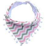 Baby Towel Factory - Printed Coral Fleece Triangle Bib