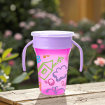 Baby Water Cup Factory - OEM BPA Free Cartoon Flower Design