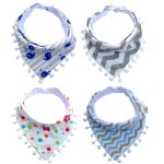 Baby Towel Factory - Printed Coral Fleece Triangle Bib