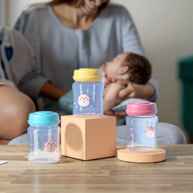 Breast Milk Bottle Factory - PP BPA Free Storage Cartoon