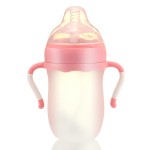 Silicone Milk Bottle Factory - 260ml Ultra Wide Mouth Anti Bloat