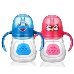 Baby Milk Bottle Manufacturer - 210ml 3 in 1 Cartoon Cute