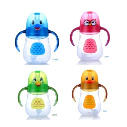 Baby Feeding Bottle Manufacturer - 3 in 1 Plastic Cartoon