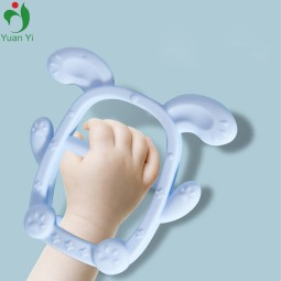 Baby Teether Manufacturer - Pink Bunny Shape Wristband