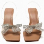Women Sandals Manufacturer - Natural Color Bow