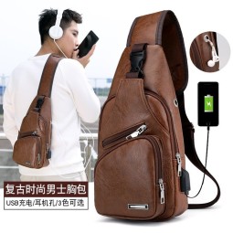 Chest Bag Manufacturer - Waterproof USB Charging
