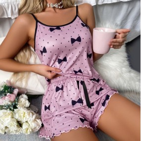 Lingerie Set Manufacturer - 2Pcs Summer Satin