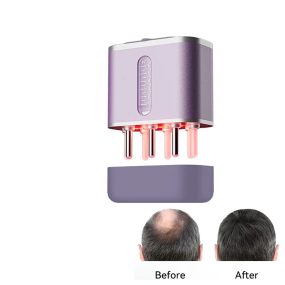 Waterproof Hair Growth Oil Serum Comb EMS Massager Led Red Light Anti Hair Loss Hair Growth Device Electric Scalp Massage