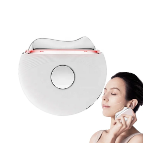 Hot/Cold/Warm Microcurrent LED V Face Sculpting Device ABS Wrinkle-Reducing Gua Sha Gadget for Firming Skin High Frequency