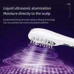 Scalp Applicator Hair Comb Red Light Therapy EMS Anti-Hair Loss Vibration Atomized Steam Electric Oil Head Massage Massage
