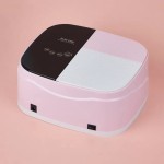 Salon 45 LED指甲油固化UV干燥机SUN G60电动UV LED指甲油灯固化所有指甲油，带LCD显示屏