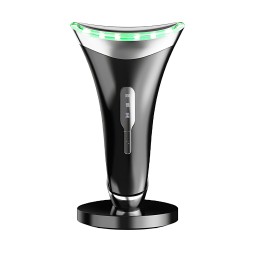 高频微电流ABS面部按摩器LED光疗美容护肤减少双面颈部提升按摩器