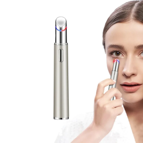 Anti Aging Eye Care Hot Massage Eliminate Dark Circles Electric Eye Massager Red and Blue Anti Wrinkle Eye Massage