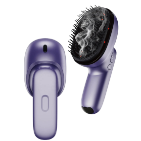 Electric Phototherapy Hair Care Brush with Scalp Vibration Massage Comb & Steam for Head Hair Growth Oil Application