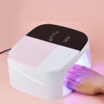 Salon 45 LED指甲油固化UV干燥机SUN G60电动UV LED指甲油灯固化所有指甲油，带LCD显示屏